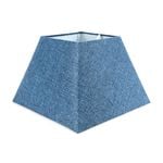 Navy Blue Linen Square Shade 10"